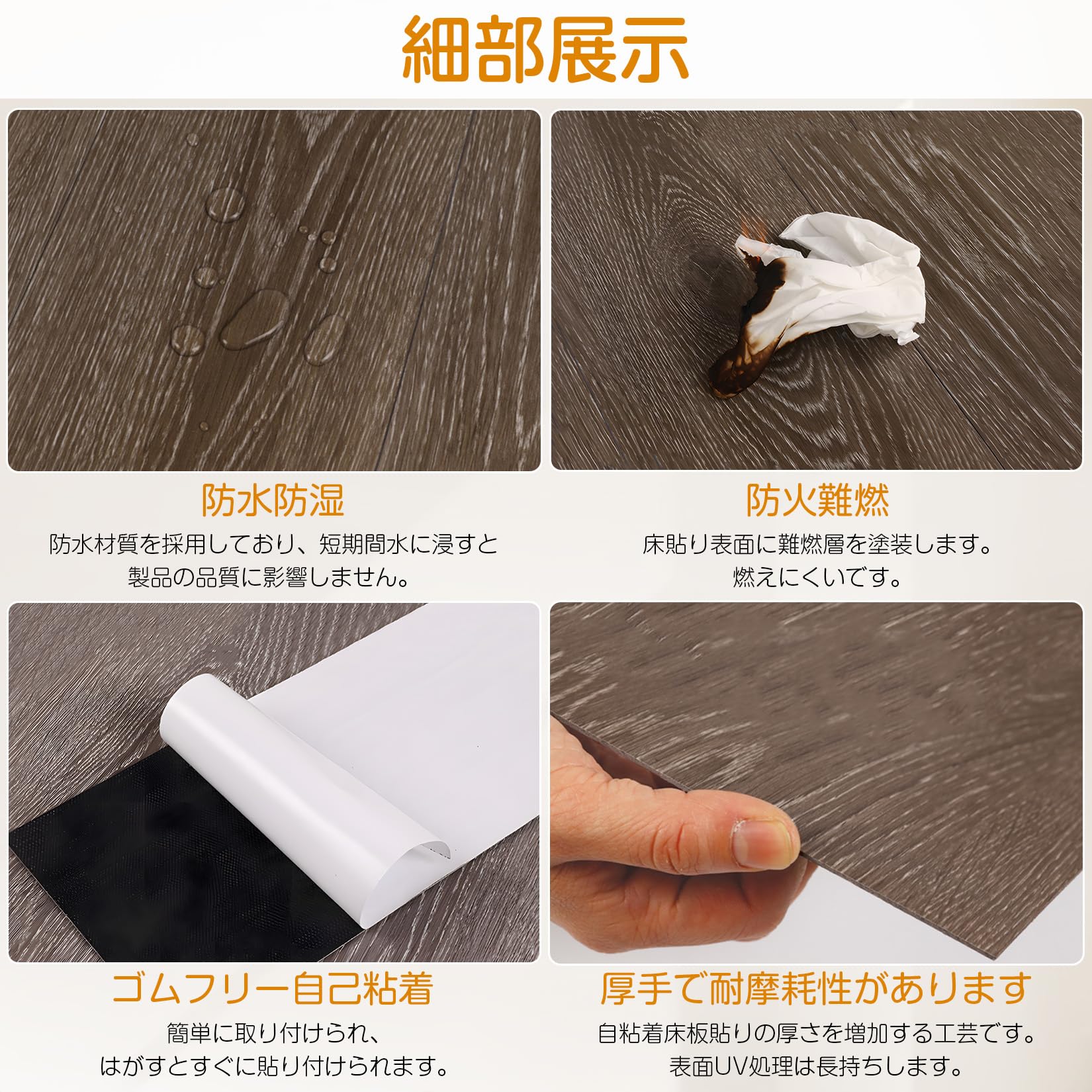 Amazon.co.jp: Oxdigi フロアタイル 木目 13枚セット 約一畳 Amazon.co.jp: Oxdigi フロアタイル 木目 13枚セット 約一畳